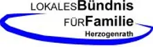 Logo mit dem Schriftzug "Lokales Bündnis für Familie Herzogenrath"