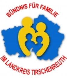Logo mit dem Schriftzug "Lokales Bündnis für Familie im Landkreis Tirschenreuth"