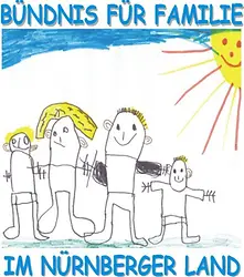 Logo mit dem Schriftzug "Bündnis für Familie im Nürnberger Land"