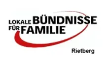 Logo mit dem Schriftzug "Lokale Bündnisse für Familie Rietberg"