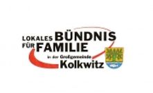 Logo mit dem Schriftzuz "Lokales Bündnis für Familie in der Großgemeinde Kolkwitz"