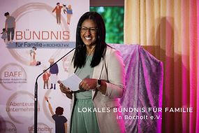Sabahat Hameed, die Vorsitzende des Bündnisses für Familie Bocholt