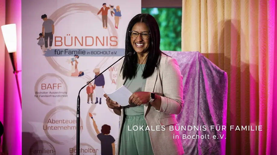 Sabahat Hameed, die Vorsitzende des Bündnisses für Familie Bocholt