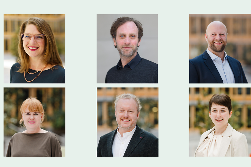Portraits von allen Mitarbeitenden des Servicebüros