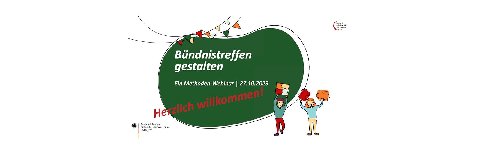 Titelfolie des Webinars: Dokumentation Online - Seminar: „Methoden - Training für die Bündnisarbeit"