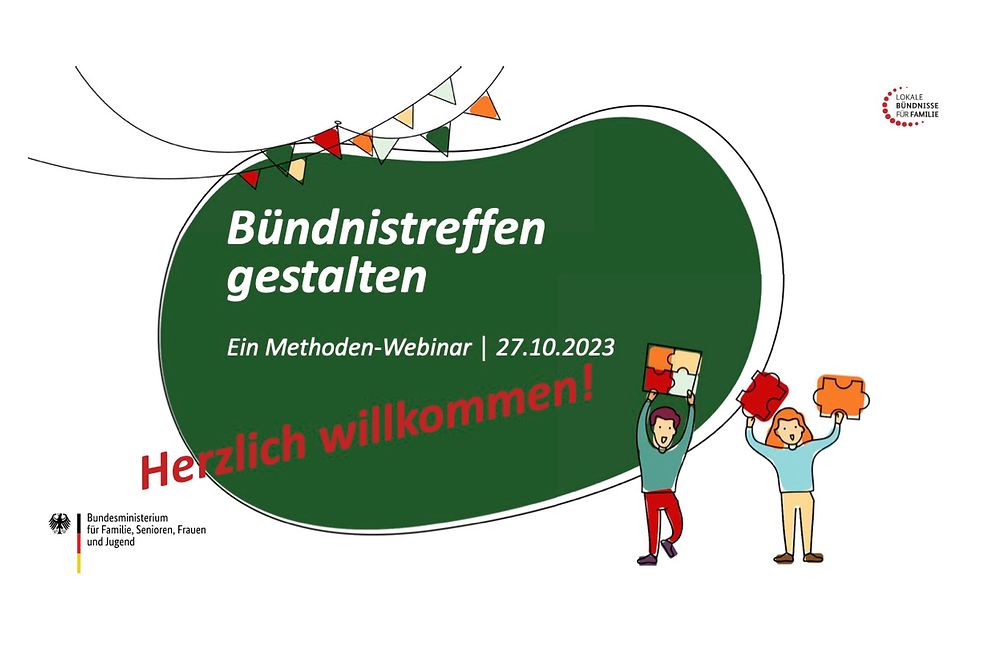 Titelfolie des Webinars: Dokumentation Online - Seminar: „Methoden - Training für die Bündnisarbeit"