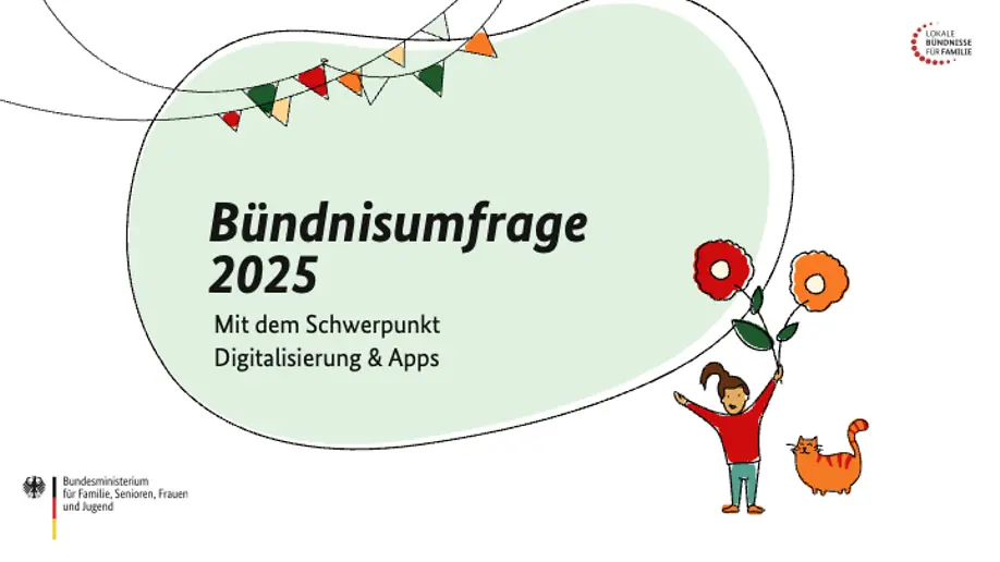 Titelbild zur Ankündigung der Bündnisumfrage 2025