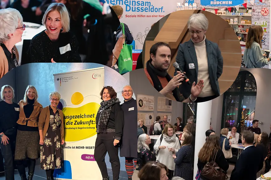 Collage aus Bildern mit Impressionen aus der Bündnisarbeit.