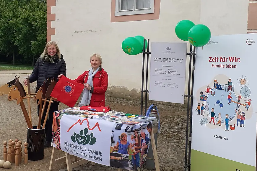 Aktionsstand des Bündnis für Familie Königs Wusterhausen