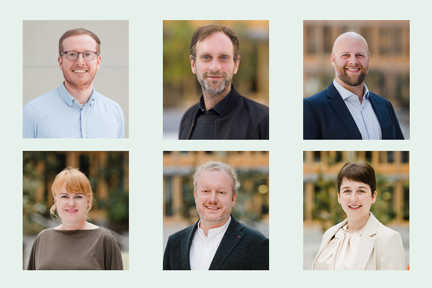 Portraits von allen Mitarbeitenden des Servicebüros